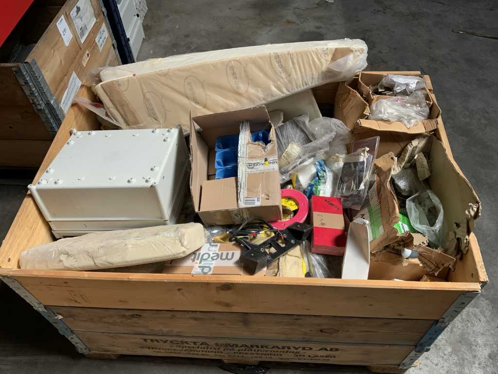 Batch of warehouse supplies and boat parts