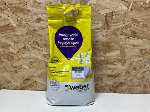 Weber Voegmiddel smalle tegelvoegen (5x)