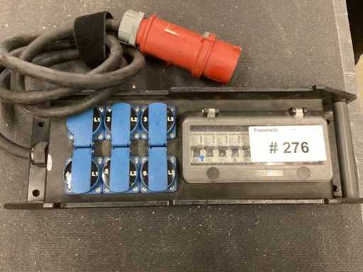 32 A CEE auf Schuko, Stromverteiler, Verteilerkasten