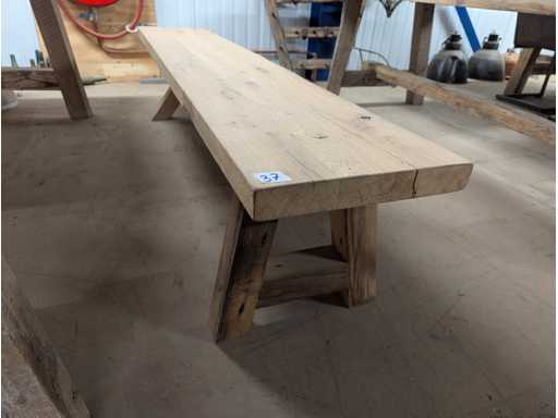 Bank, alte Eiche, 220x35 cm,