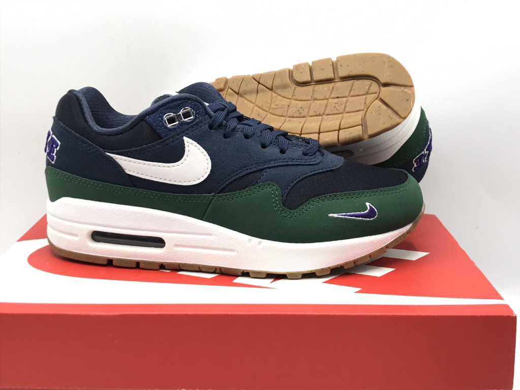Nike Air Max 1 '87 QS Obsidian/White-Midnight Navy Sneakers 36
