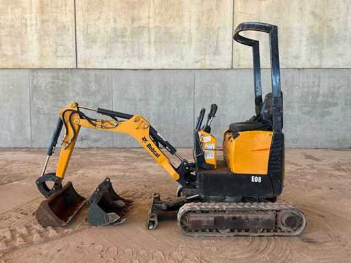 Mini pelle Bobcat E08 2018