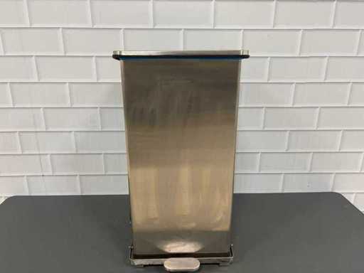 Acier inoxydable - Poubelle à fermeture douce