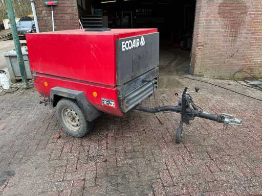 ECOAIR F30 - przewoźna przyczepa kompresorowa
