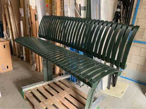 Metalen inbouw Tuinbank 175cm breed
