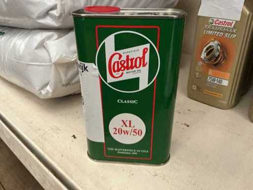 Castrol,inhoud 1 liter Motor olie,classic XL 20w/50(3x)