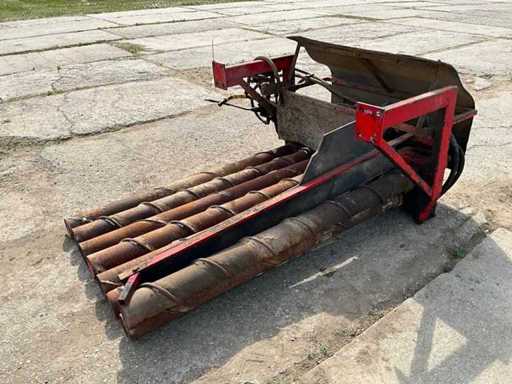 Letto a rulli assiali Vervaet Hydro 17T per raccoglitore di barbabietole da zucchero.