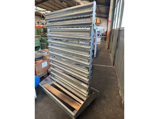 Trolleys for open-fronted storage boxes - Tool trolley