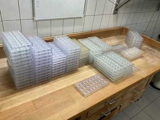 Chocolate World lot chocoladevormen “pralines & eitjes Pasen” - 84 stuks (84x)