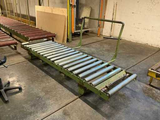 Gleiswagen mit Rollenbahn