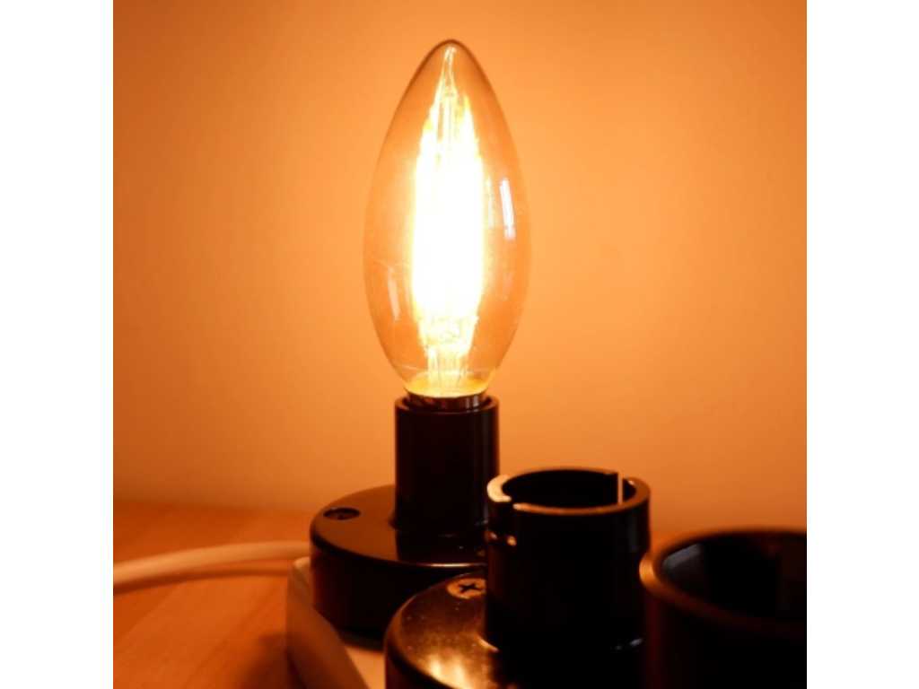 200 x Filamentlamp C35 - 6W - LED - E14 - dimbaar - 2700K (warm wit)