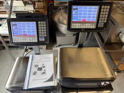 Weda - 2x XM kassa weegschaal - Weegschaal