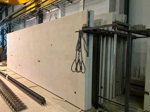 Garage préfabriqué double en béton 9x5,14 mètres