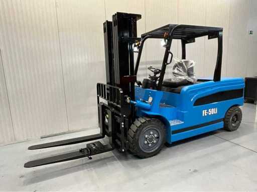 Electric Forklift FE-50Li - Vorkheftruck Triplex - Freelift - Sideshift -4,8M - 2026 - o uur