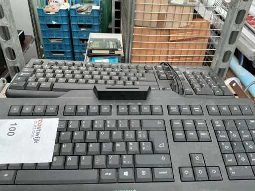 Logitech K 120 + Cherry Toetsenbord (4x)