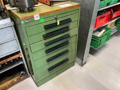 Werkstattschrank mit Inhalt