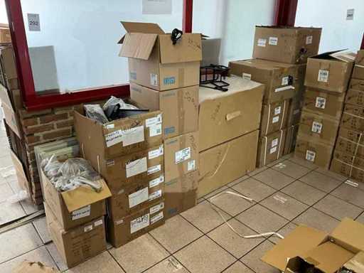 Partij fiets onderdelen