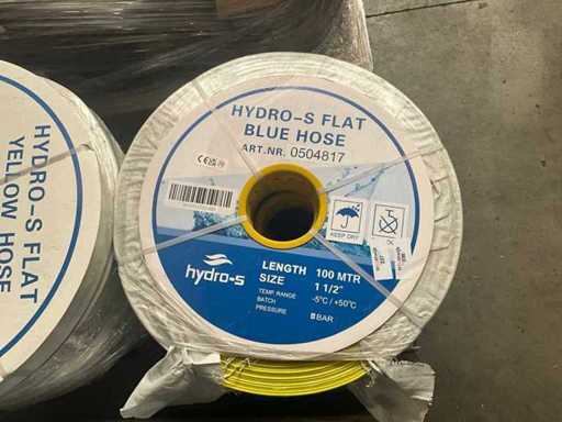 Tubo piatto Hydro-S flat Blue tubo di scarico piatto 100 metri (5 volte)