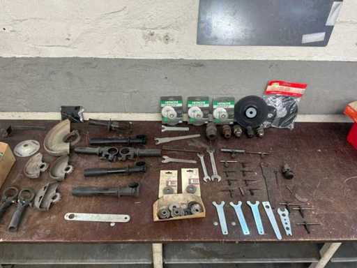 Partij accessoire handgereedschap