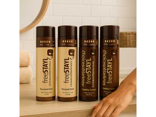 *NUOVO* Crema abbronzante FreeSTAYL, Autoabbronzante (576 pezzi)
