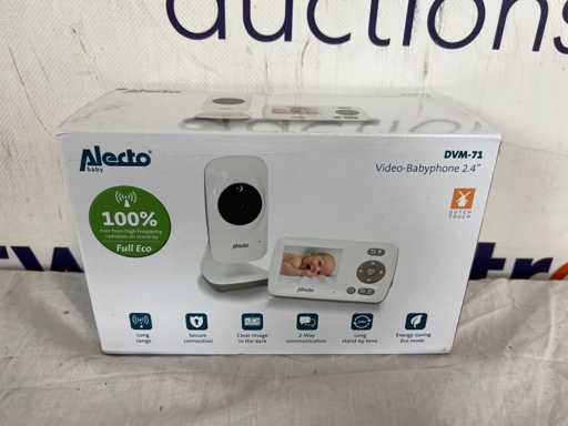 Alecto DVM-71 - Baby monitor with camera - Temperature display - White