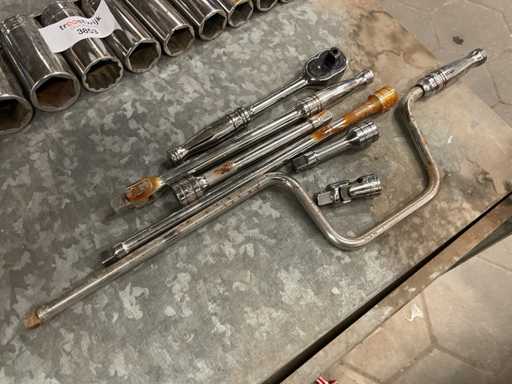 Encliquetable Différentes pièces de jeu de douilles