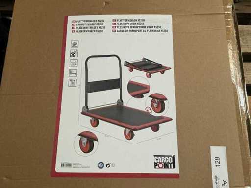 Cargopoint KS250 Bahnsteig-Trolley (3x)