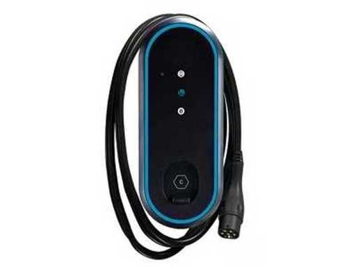 Lots of Compleo wallbox charging stations for electric cars