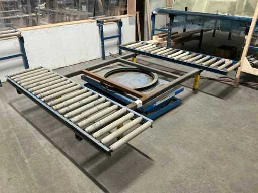 2003 Bishamon E7 Up EZU-15 Pneumatische heftafel