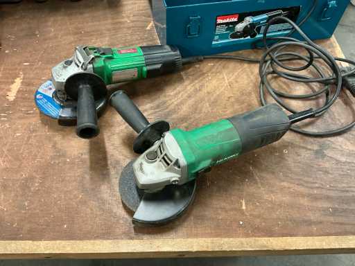 HIKOKI G13SR4 et PA6-GF30 Meuleuse d’angle (2x)