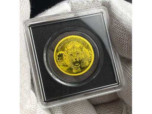 1/1000 Unze Goldmünze Panthera Pardus Leopard Feingold 999 Gratis EU Versand