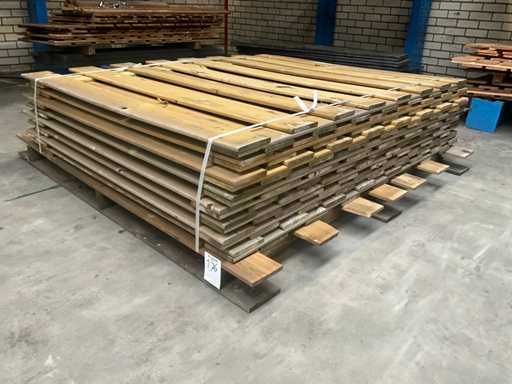 Grenen schutting 150x180 cm (8x)