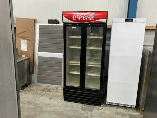 Klimasan S 880 SC TD Slim Double Door Glass Door Refrigerator