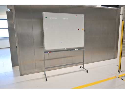 Double-Sided Mobile Magnetic Whiteboard