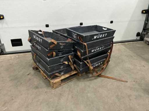 Lăzi de transport din lemn (16x)