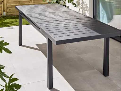 Uitschuifbare tuintafel 180/240 8 personen Sanibel NATERIAAL