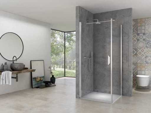 Van Rijn Products ST02 Duschkabine 95x95x200