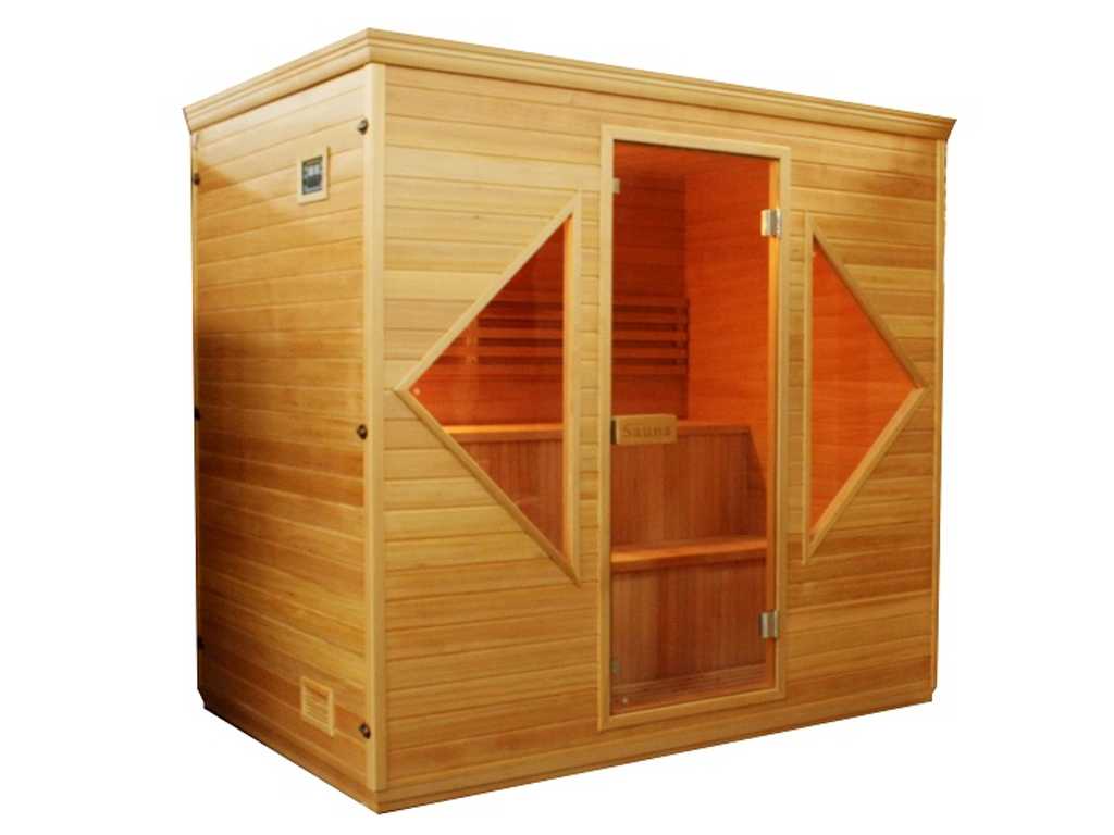 Sauna - Rechteckig 206x153x204cm