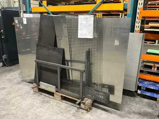 Série de plaques en acier inoxydable