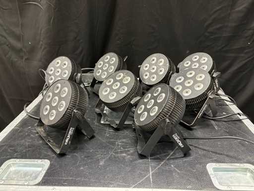 ALGAM Light - PAR 710 Hex - RGBW LED Schijnwerper (8x)