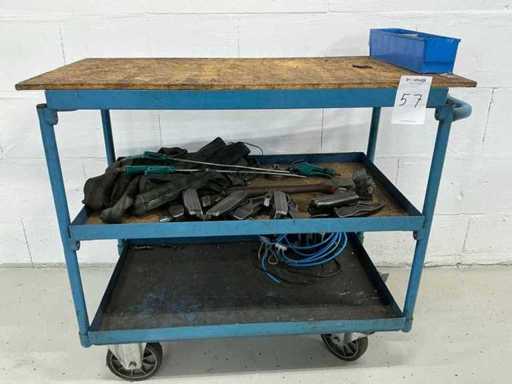 Fetra kar met div. Opspangereedschap