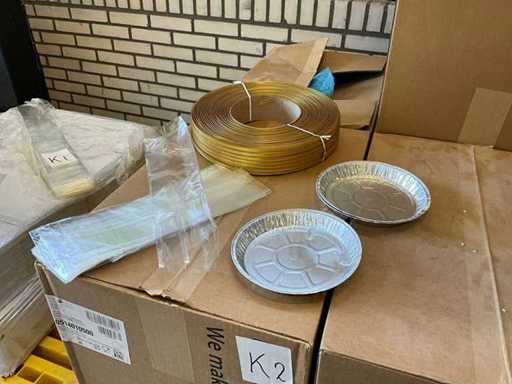 Charge von Verpackungsmaterialien