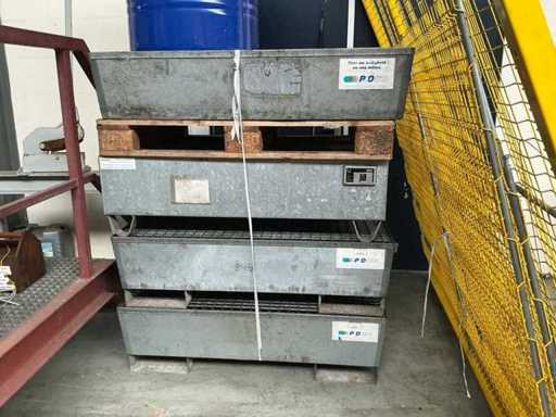 Chemicaliën lekbak (4x)