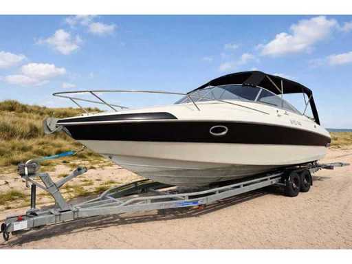 Cranchi Corallo - 840 - Barcă rapidă cu remorcă cu roată liberă și motor exterior 2x 5.0 L V8 205 CP