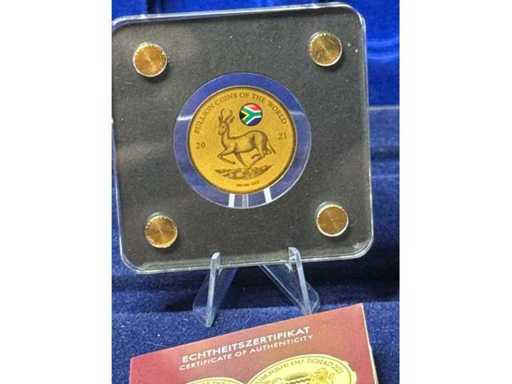 30 ans Chute du Mur 1/500oz 999 Or fin