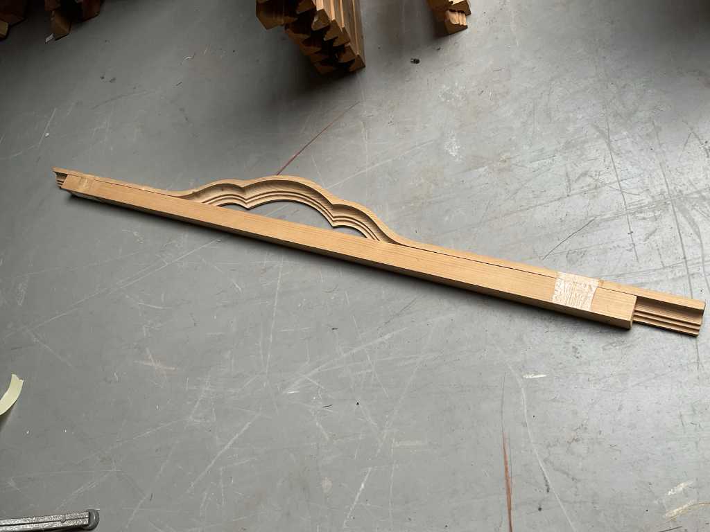 Spruce bar rail high 50x60 mm (40x)