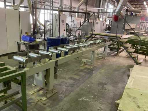 Convoyeur à rouleaux Fischer Machinenfabrik RB 2004