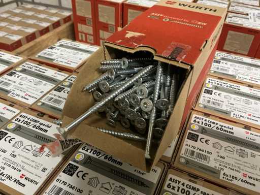 Würth – Schraube 6x100/600 mm (5.000 Stück)