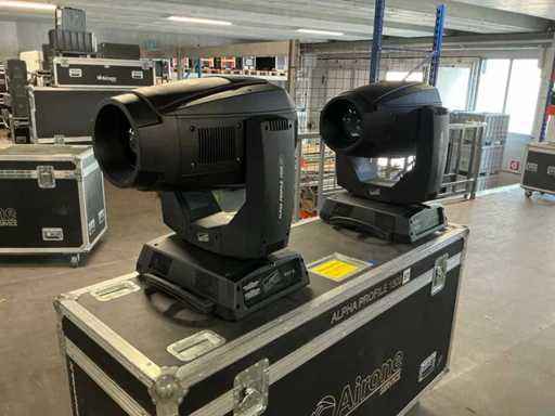 Moving Head Claypaky Alpha Profile 1500 ST - DMX 3-5 Poles with FlighCase (x2)