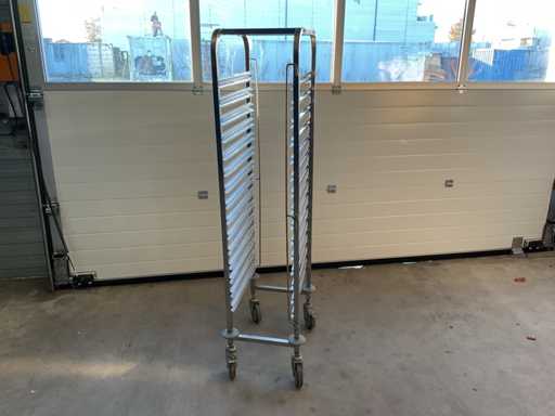 15-warstwowy wózek pó?kowy ze stali nierdzewnej